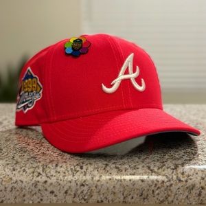 HatClub Jaetips Atlanta Braves 1999 World Series Side Patch Icy UV 7 3/8